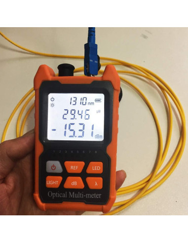 Medidor de Potencia Óptica Portátil Yide OPM-VFL-1 2mW VFL