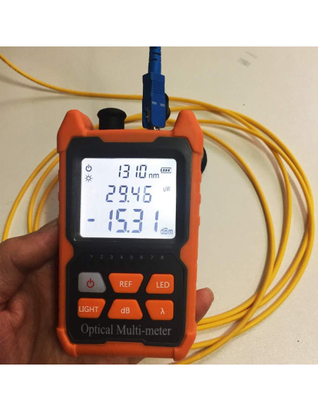 Medidor de Potencia Óptica Portátil Yide OPM-VFL-1 2mW VFL