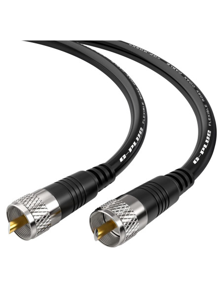 Cable Coaxial RG8X G-PLUG 1.83M 50 Ohm Doble Blindaje PVC
