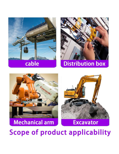 Conectores de Cable Impermeables Swpeet 22Pcs Nylon 3-18mm