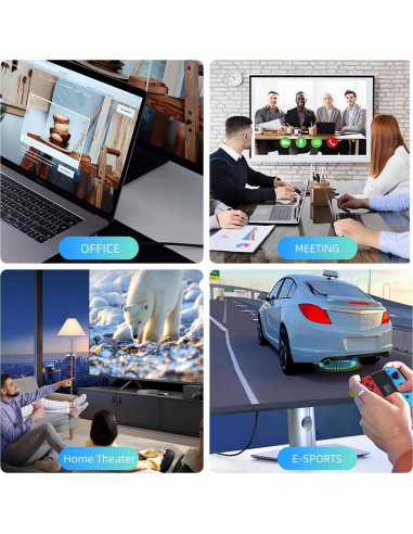 Conmutador HDMI 2.1 XinYaa 8K@60Hz 4K@120Hz Aluminio 2 en 1