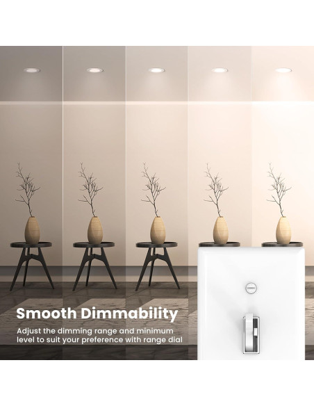 Interruptor Regulador Feit Electric DIM/TOGGLE/2 para LED - 2 Unidades