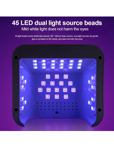 Lámpara de Uñas UV LED LimeGirl L5 Rosa con Guantes UV 2