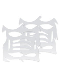 Plantillas de Maquillaje de Ojos YAFIYGI - 2 Piezas Reutilizables