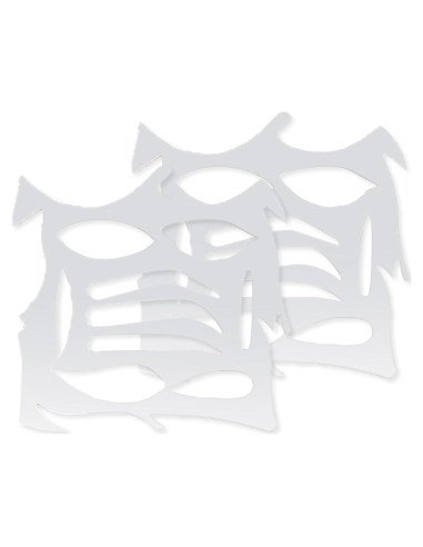 Plantillas de Maquillaje de Ojos YAFIYGI - 2 Piezas Reutilizables