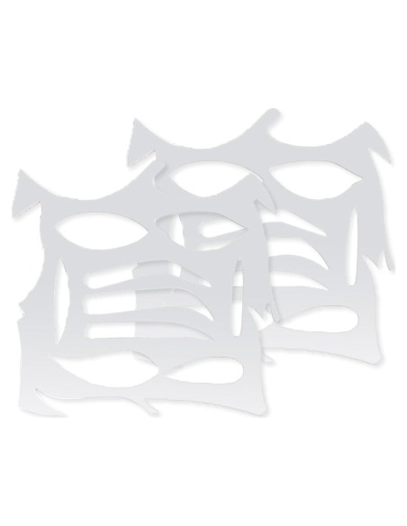 Plantillas de Maquillaje de Ojos YAFIYGI - 2 Piezas Reutilizables