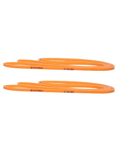 Banda de Resistencia 4KOR Fitness Naranja 41" - Par 2 Unidades 5-15 kg