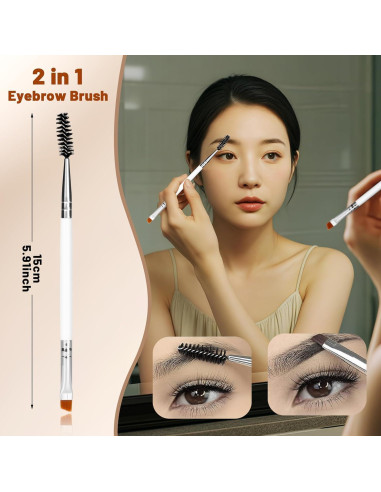 Rasuradora de Cejas LuottsCare con 10 Cuchillas y Funda