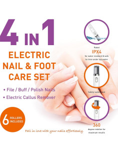 Kit de Pulido Eléctrico Own Harmony para Uñas y Pies 2