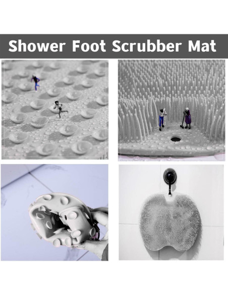 Exfoliador de pies YVPSI con ventosas y masaje de silicona