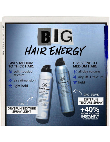 Spray Texturizador Bumble and bumble 42g - Voluminizador Ligero