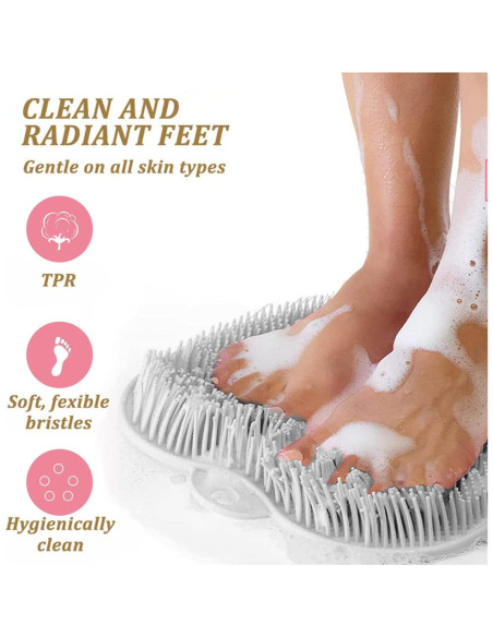 Exfoliador de pies YVPSI con ventosas y masaje de silicona