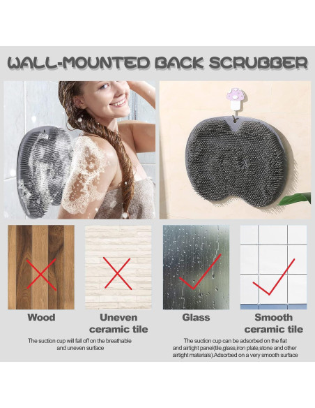 Exfoliador de pies YVPSI con ventosas y masaje de silicona