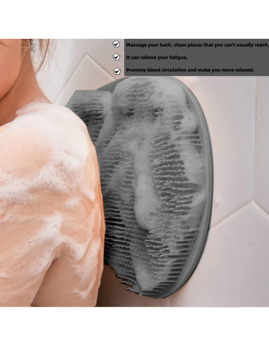 Exfoliador de pies YVPSI con ventosas y masaje de silicona