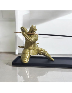 Soporte de Incienso Samurai Bronce 30x15 cm Decorativo 2