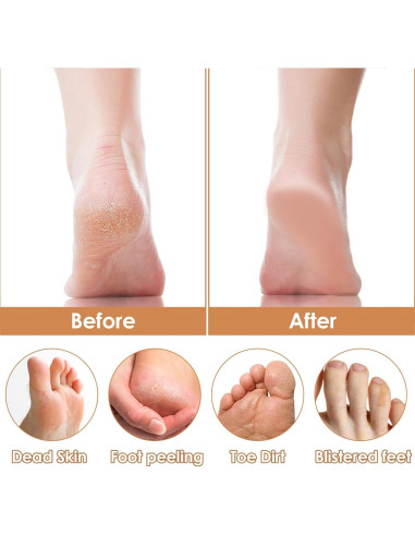 Raspador de Pies Mabor de Madera con Lima para Callos Negro