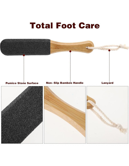 Raspador de Pies Mabor de Madera con Lima para Callos Negro