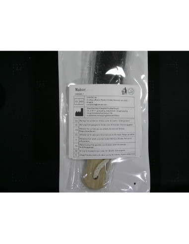 Raspador de Pies Mabor de Madera con Lima para Callos Negro