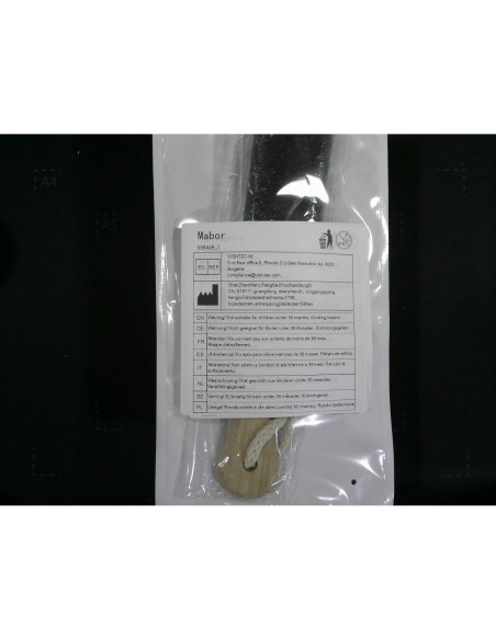 Raspador de Pies Mabor de Madera con Lima para Callos Negro