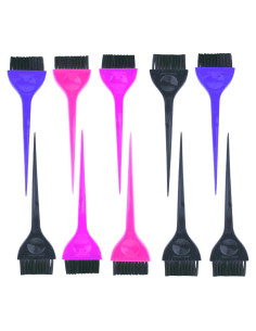 Juego de 10 Brochas para Teñir el Cabello IAXSEE - Profesional