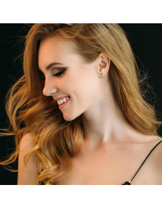 Pendientes de Clip de Piedra de Nacimiento LOYALLOOK - 12 Pares 2