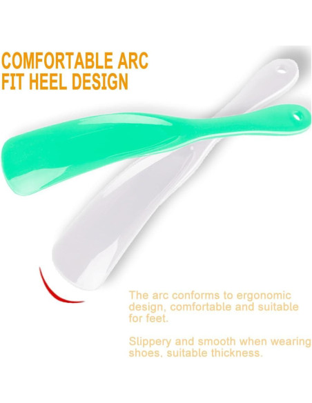 Cuchara para zapatos KHUYIO 3Pack Mango Largo Universal