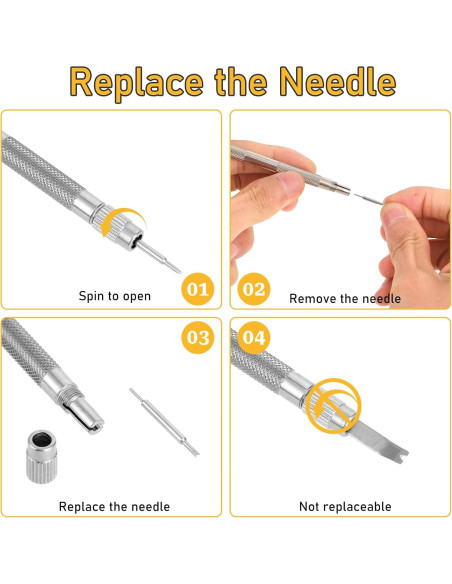 Kit de Herramientas para Correas de Reloj Cobee 40 Pcs 1.5mm