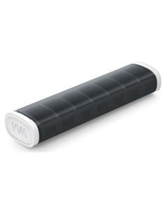 Organizador Semanal de Pastillas VVM 7 Días Ergonomico Negro