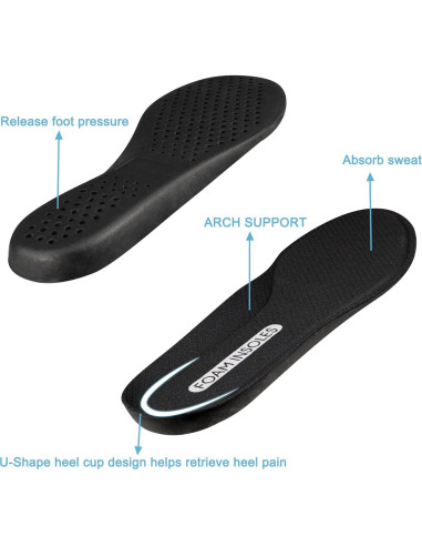 Plantillas de Espuma Endoto para Zapatos Skechers - Comodidad y Soporte