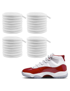 Cuerdas de Reemplazo para Zapatillas Jordan 11 - 140 cm Blancas