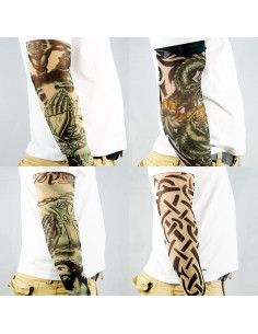 Mangas de Tatuajes Temporales Kare & Kind - 10 Piezas Unisex 2