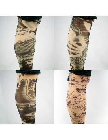 Mangas de Tatuajes Temporales Kare & Kind - 10 Piezas Unisex