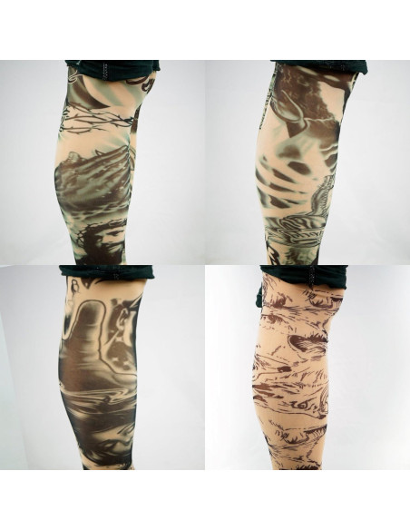 Mangas de Tatuajes Temporales Kare & Kind - 10 Piezas Unisex