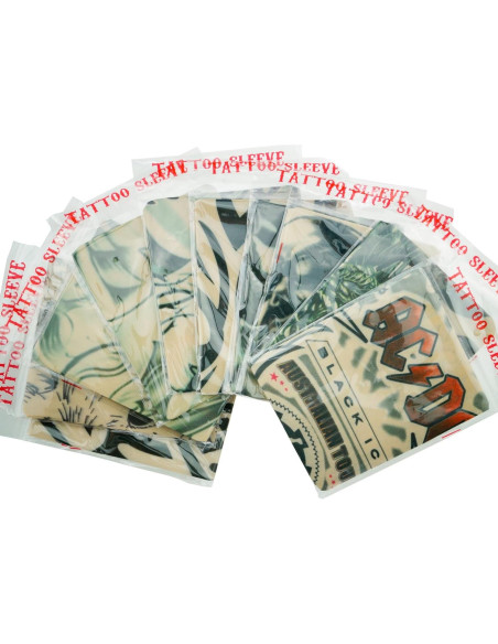 Mangas de Tatuajes Temporales Kare & Kind - 10 Piezas Unisex