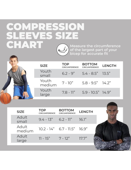 Mangas de Compresión Tough Outdoors para Niños y Jóvenes - Soporte para Béisbol y Fútbol