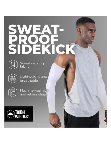 Mangas de Compresión Tough Outdoors para Niños y Jóvenes - Soporte para Béisbol y Fútbol