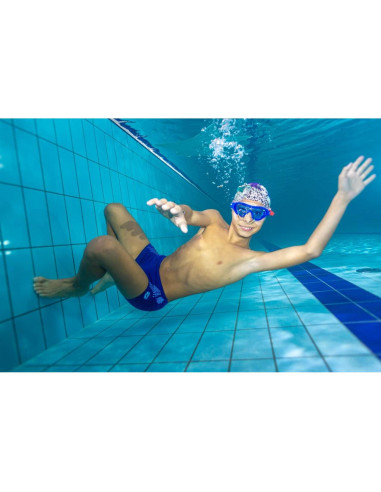 Máscara de Natación Unisex Arena The One Jr Azul/Rojo 6-12 Años