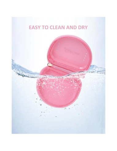 Estuche para Protector Bucal Stukcaze Rosa con Cremallera