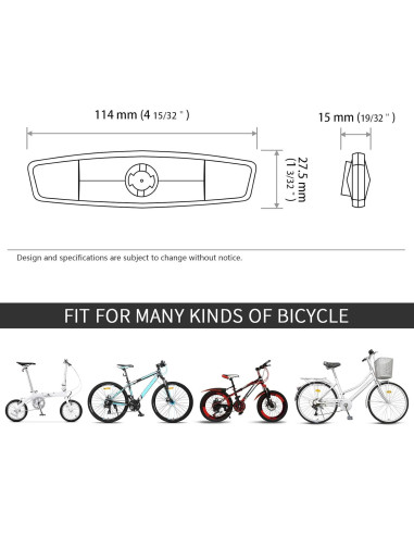 Reflectores de Rueda de Bicicleta MFC PRO Ámbar 2 Pcs