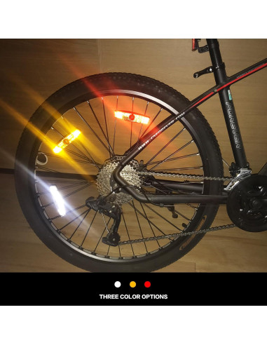 Reflectores de Rueda de Bicicleta MFC PRO Ámbar 2 Pcs