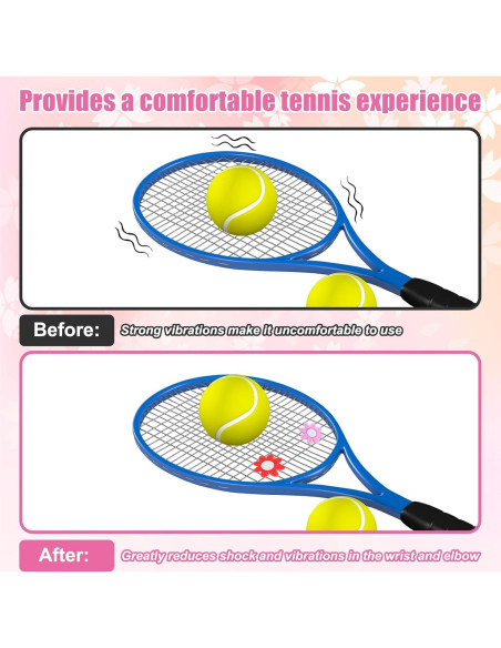 Amortiguadores de Raqueta de Tenis KALIONE 4 Piezas Silicona