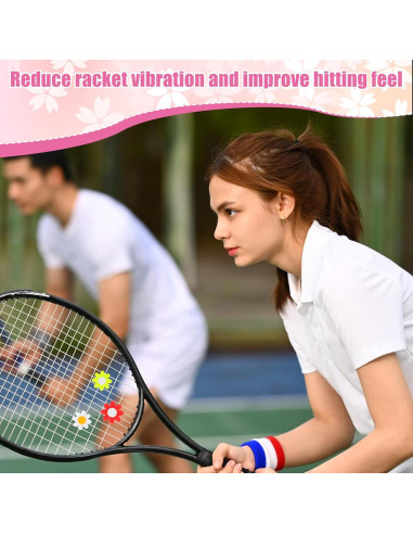 Amortiguadores de Raqueta de Tenis KALIONE 4 Piezas Silicona