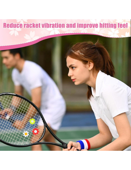 Amortiguadores de Raqueta de Tenis KALIONE 4 Piezas Silicona