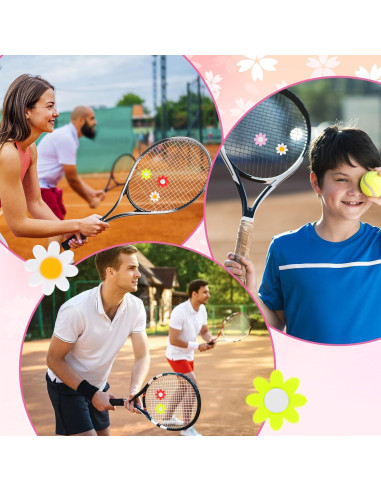 Amortiguadores de Raqueta de Tenis KALIONE 4 Piezas Silicona