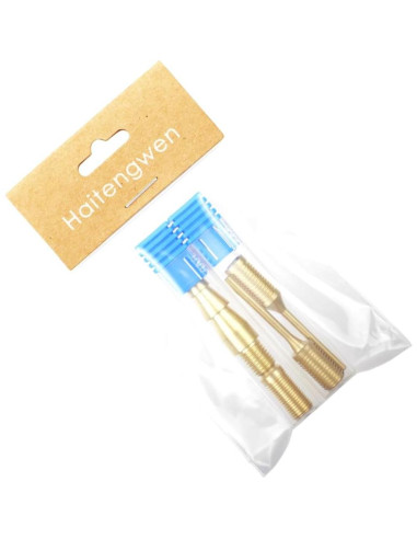 Aguja de Bomba de Aire Haitengwen QH010 - 4 Piezas de Latón