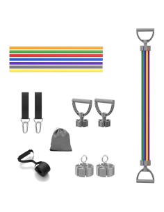 Juego de Bandas de Resistencia 17 Piezas ZUFUMI - Ejercicio en Casa