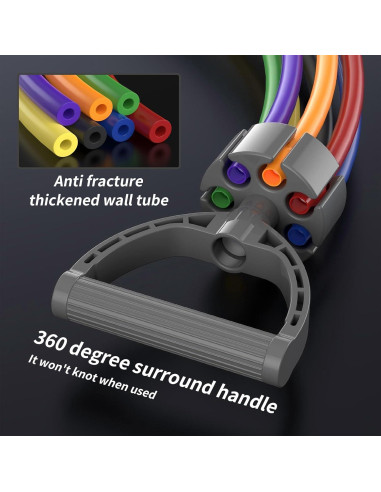 Juego de Bandas de Resistencia 17 Piezas ZUFUMI - Ejercicio en Casa