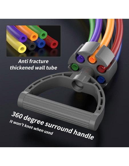 Juego de Bandas de Resistencia 17 Piezas ZUFUMI - Ejercicio en Casa