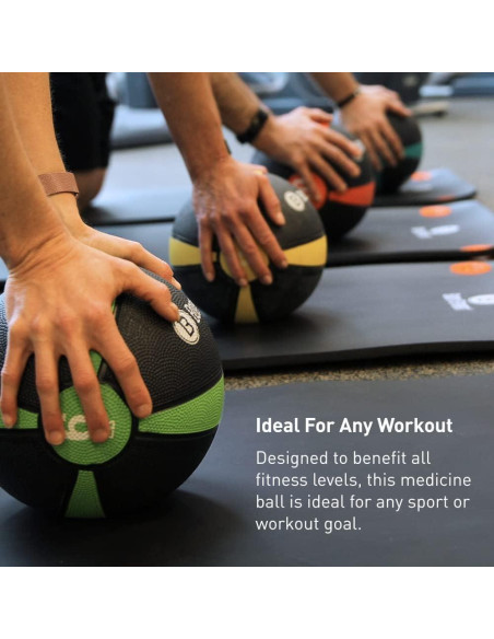 Bola de Medicina BodySport 0.9 kg - Entrenamiento Fuerza y Cardio