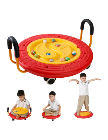 Tablero de Equilibrio 3-en-1 LLYJJKUWL para Niños - 46x46cm
